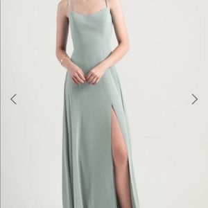 Jenny Yoo Kiara Dress in Morning Mist